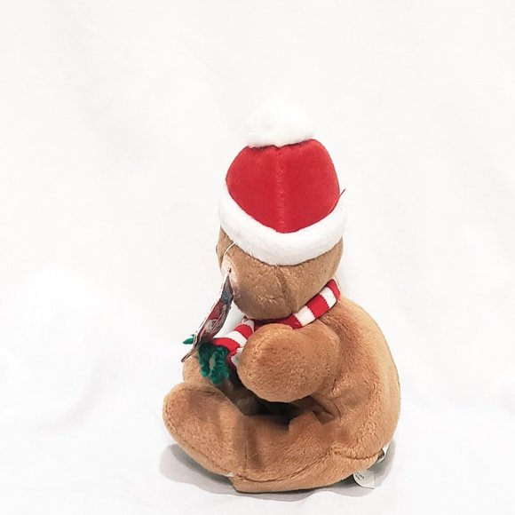 Christmas Gingerbread Man Sears Windsor Collection Plush Stuffed Animal 9" - Picture 4 of 10